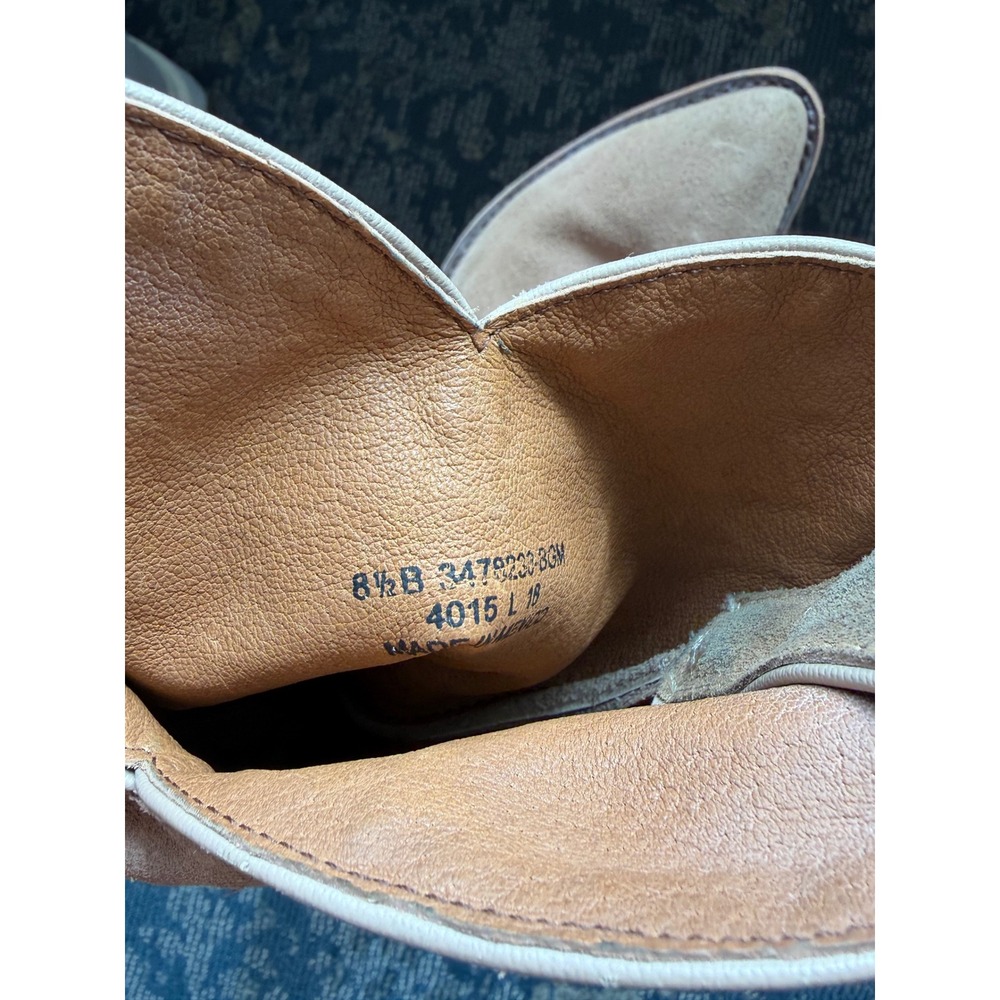 Frye Billy Tan Suede Western Cowboy Boots Womens 8.5B 3470020-BGM - Picture 5 of 5